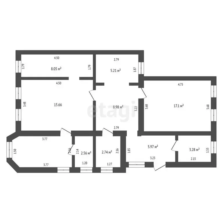 Дом в Выкса, Семафорная улица (90.6 м) - Фото 0