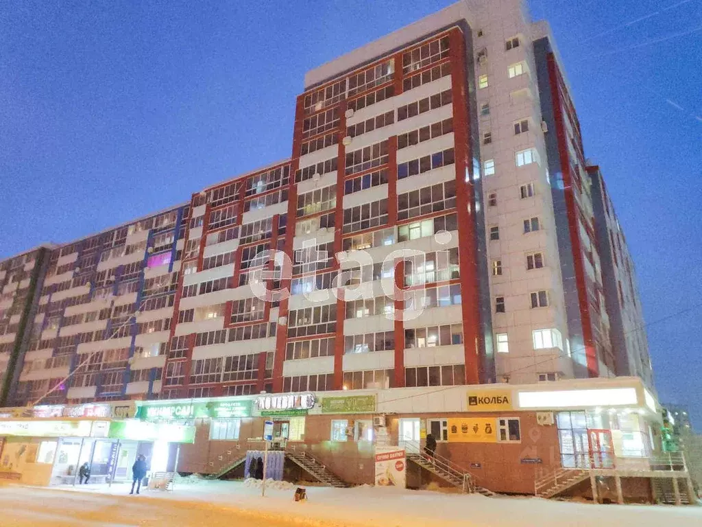 1-к кв. Саха (Якутия), Якутск ул. Дзержинского, 51 (37.9 м) - Фото 1