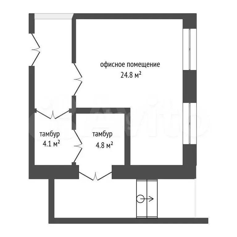 Продам помещение свободного назначения, 26.7 м - Фото 0