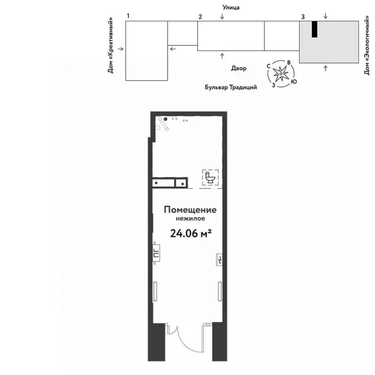 Торговая площадь в Тюменская область, Тюмень ул. Андрея Кореневского, ... - Фото 1
