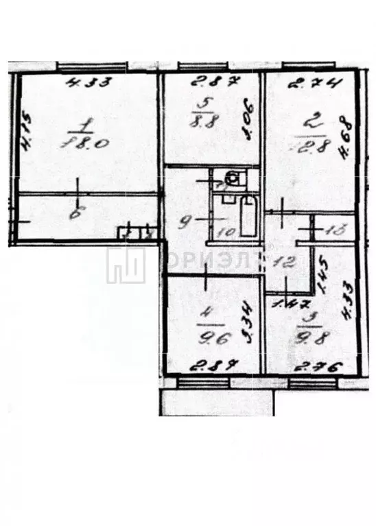 4-к кв. Свердловская область, Нижний Тагил ул. Зари, 107 (81.0 м) - Фото 1
