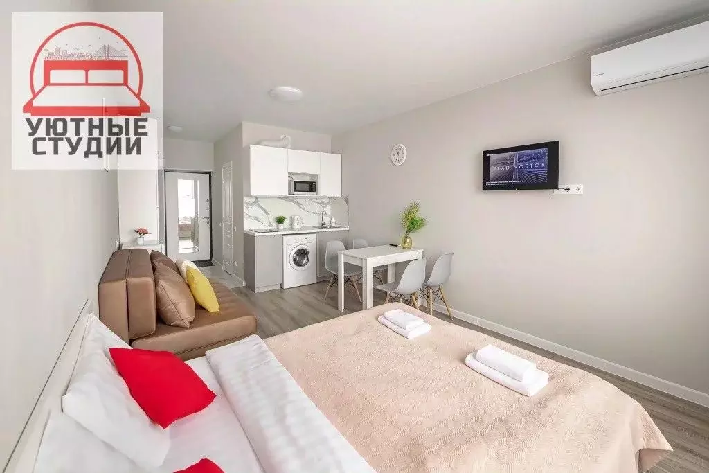 1-к кв. Приморский край, Владивосток Стрелковая ул., 18к2 (25.0 м) - Фото 2