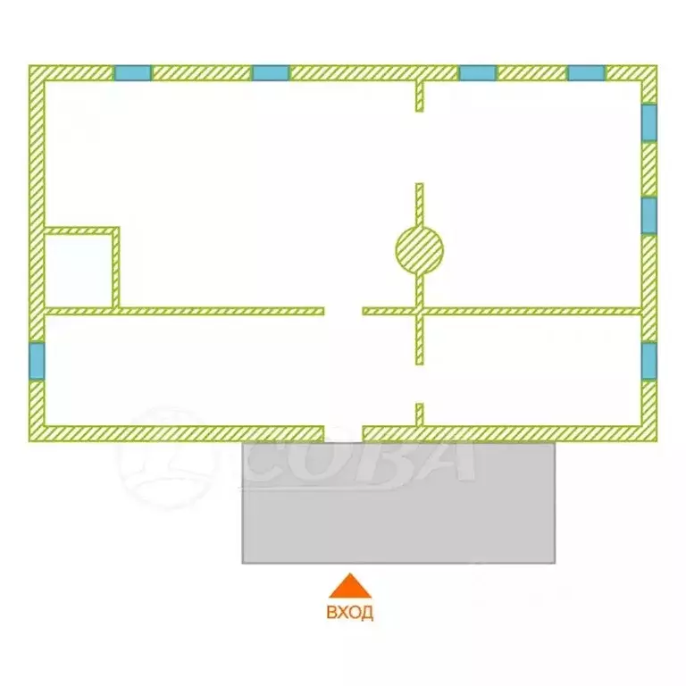 Дом в Курганская область, Кетовский муниципальный округ, д. Лаптева ... - Фото 2