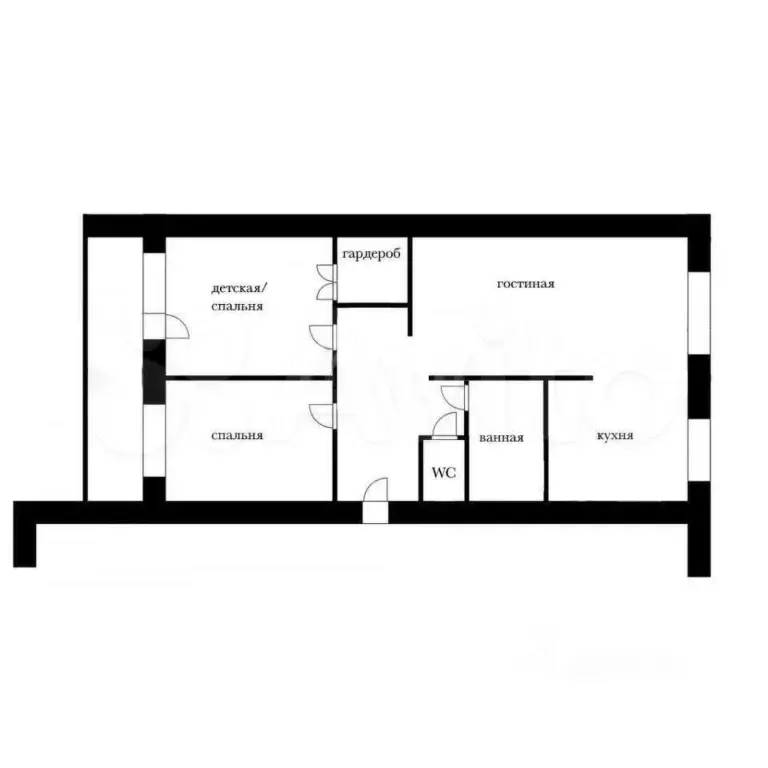 3-к. квартира, 61 м, 2/9 эт. - Фото 0
