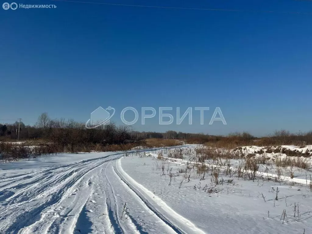 Участок в Тюменский район, деревня Друганова (750 м) - Фото 0