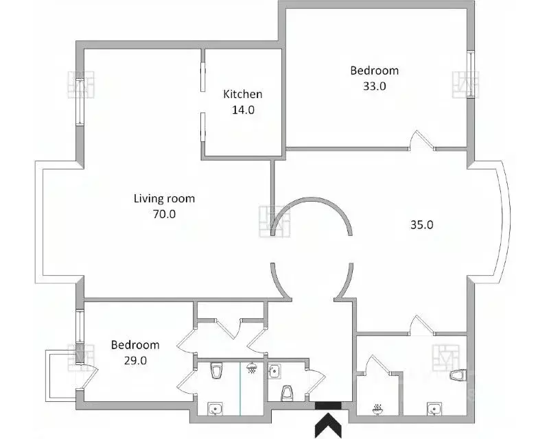 4-к кв. Москва 3-я Тверская-Ямская ул., 25 (260.0 м) - Фото 1