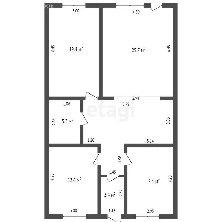 Дом в Краснодарский край, муниципальный округ Анапа, посёлок ... - Фото 2