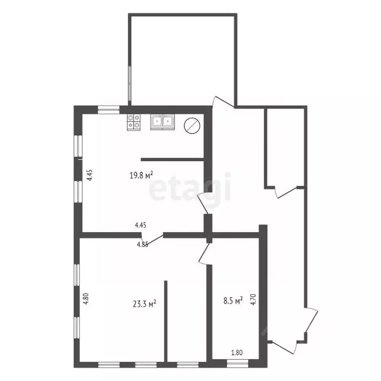 Дом в Нижегородская область, Выкса городской округ, Шиморское рп ул. ... - Фото 2