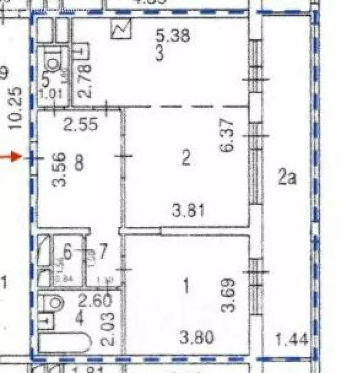 2-комнатная квартира: Москва, Новогиреевская улица, 5 (62.2 м) - Фото 1
