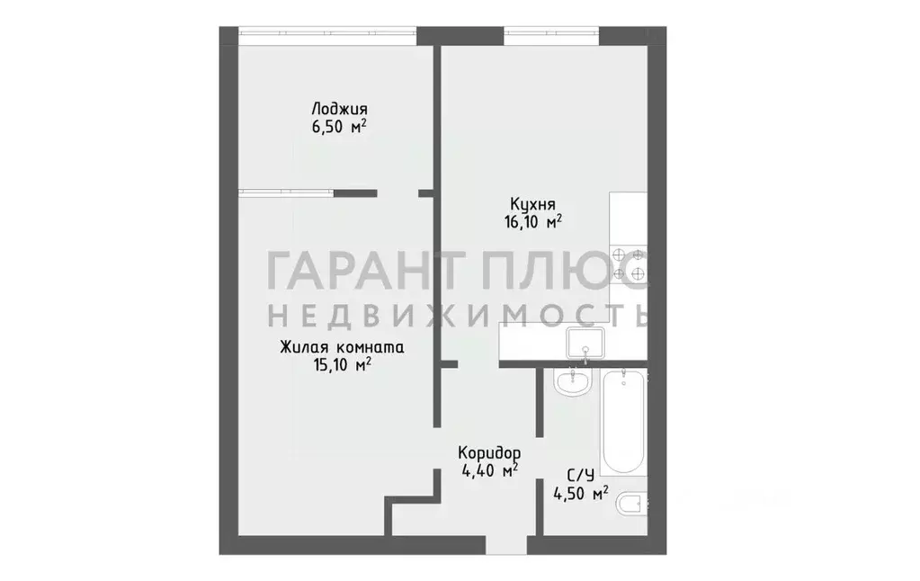 1-к кв. Липецкая область, Липецк Студеновская ул., 23Б (46.0 м) - Фото 2