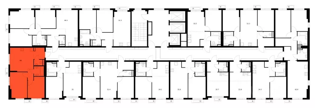 2-к кв. Московская область, Ленинский городской округ, Боброво пгт ... - Фото 2