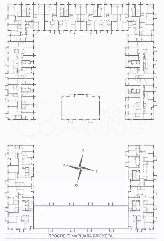 2-к. квартира, 60,1 м, 9/13 эт. - Фото 1