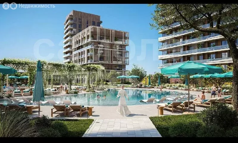 Квартира-студия: Саки, Морская улица, 13В (29.4 м) - Фото 1