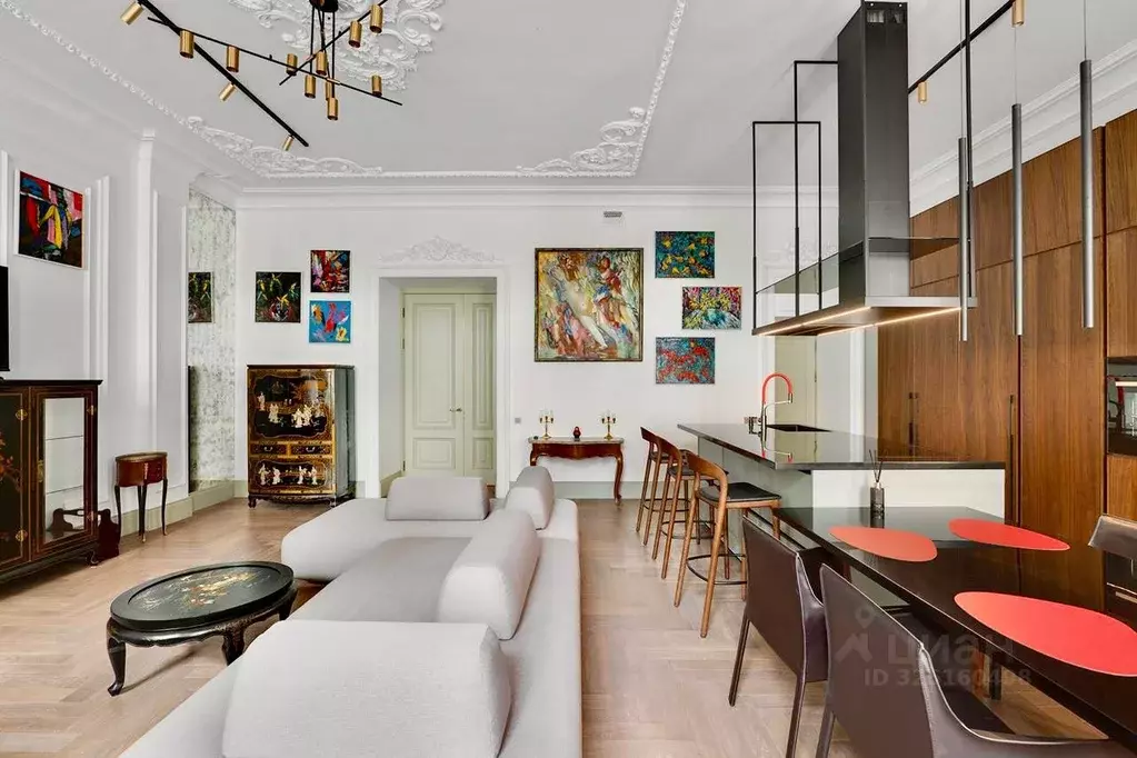 5-к кв. Москва ул. Остоженка, 7С1 (170.0 м) - Фото 2