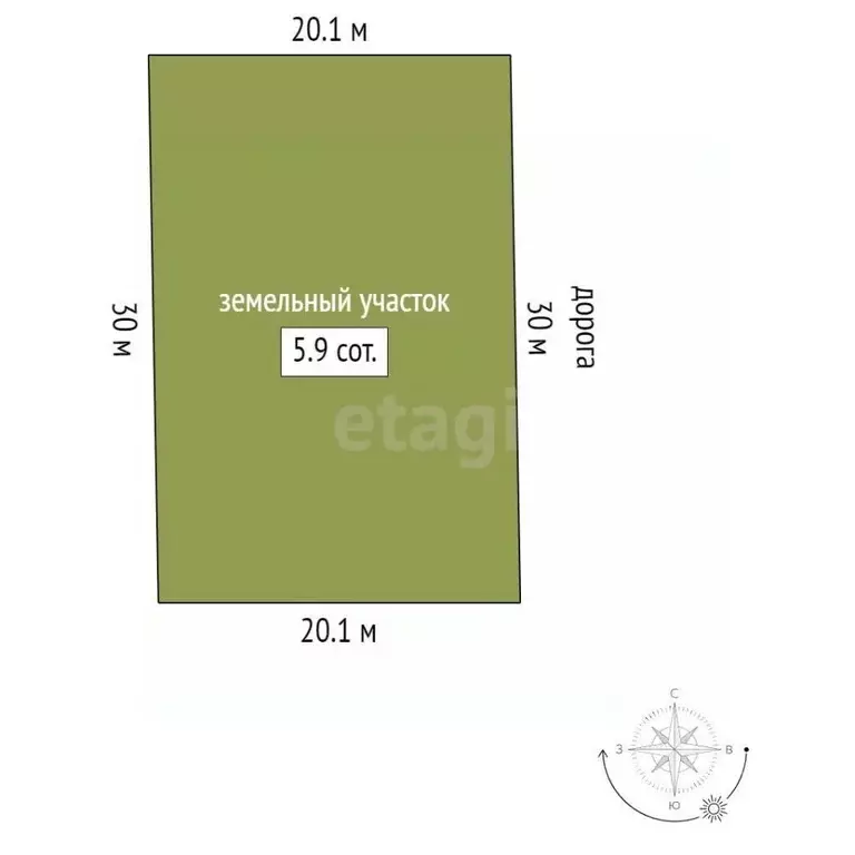 Участок в Ростовская область, Батайск Весна ДНТ, ул. 12-й Проезд (5.8 ... - Фото 1