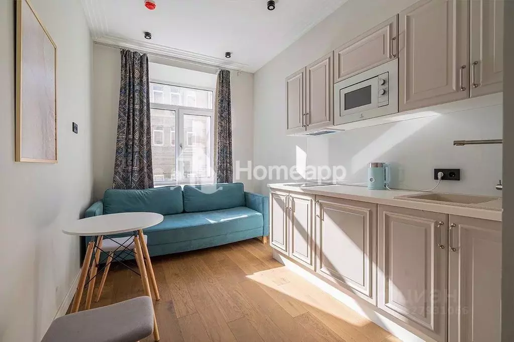 Студия Москва 2-я Тверская-Ямская ул., 18 (18.5 м) - Фото 1