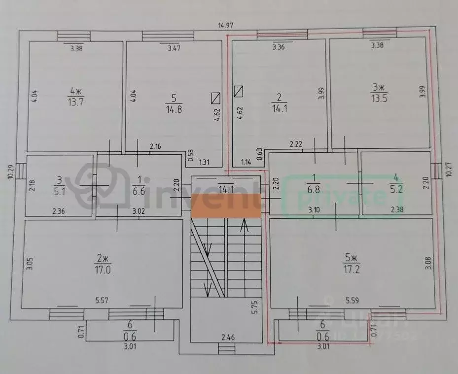 2-к кв. Калининградская область, Гурьевск Западный пер., 17А (56.8 м) - Фото 1
