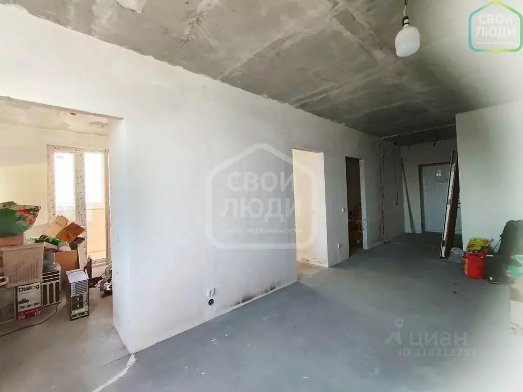 2-к кв. Рязанская область, Рязань ул. 1-я Железнодорожная, 56 (67.0 м) - Фото 2