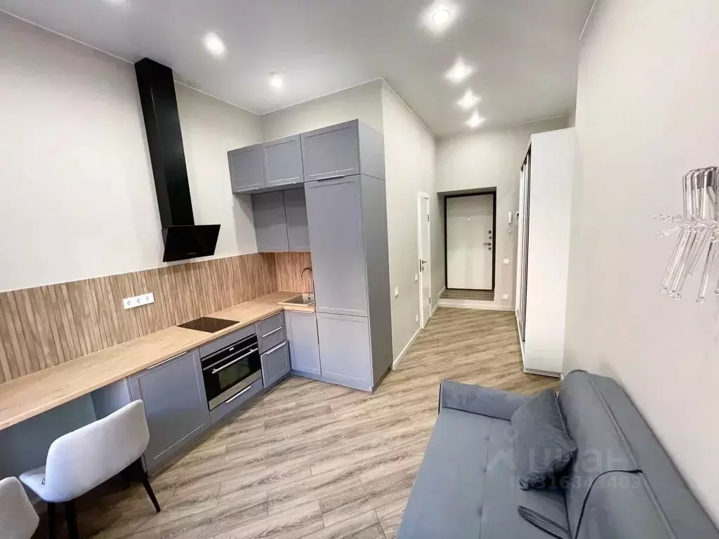 Студия Санкт-Петербург Тележная ул., 23 (24.0 м) - Фото 0