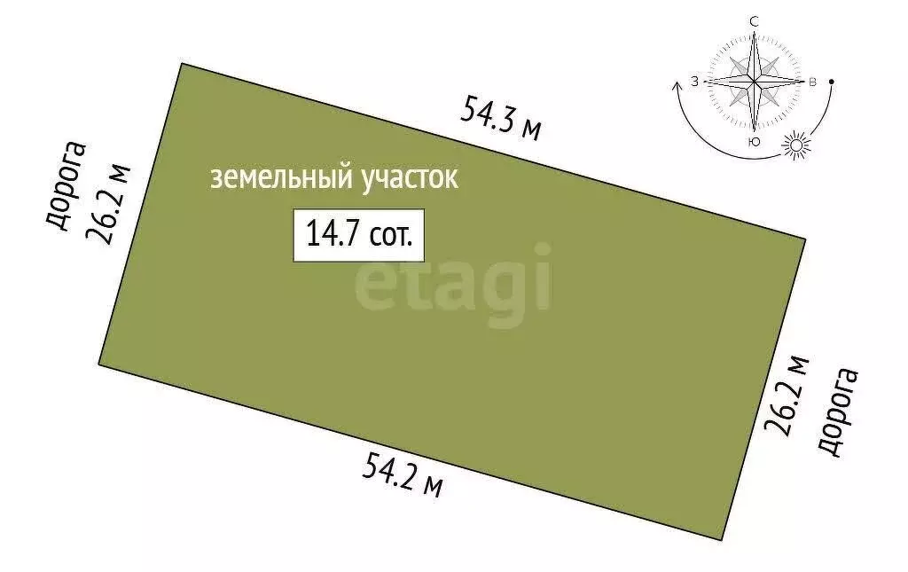 Участок в Мелеузовский район, деревня Корнеевка (1566 м) - Фото 2