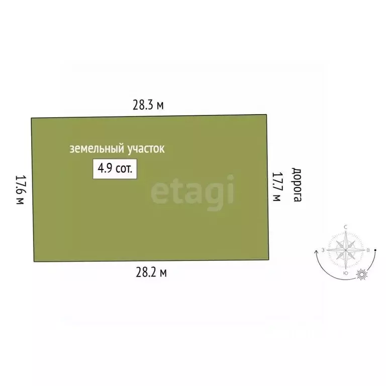 Участок в Тюменская область, Тюмень  (4.9 сот.) - Фото 2