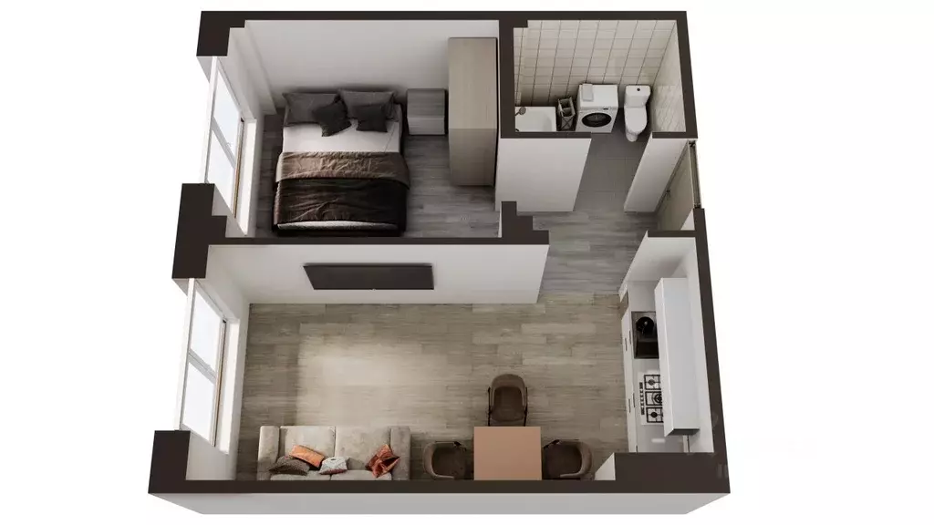 1-к кв. Сахалинская область, Анивский городской округ, с. Новотроицкое ... - Фото 1