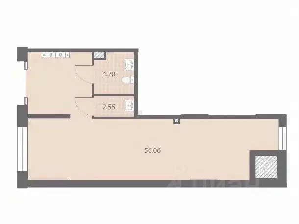 Помещение свободного назначения в Санкт-Петербург № 54 муниципальный ... - Фото 1