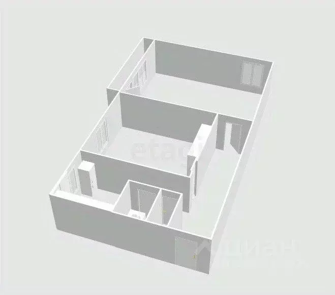 2-к кв. Сахалинская область, Южно-Сахалинск городской округ, с. ... - Фото 2