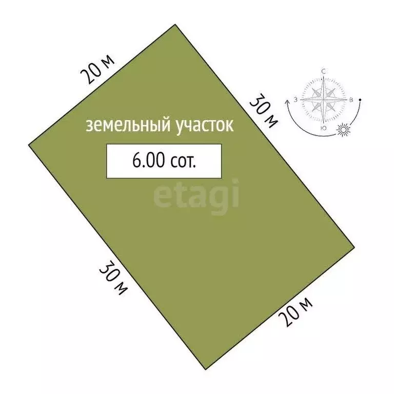 Участок в Каменский сельсовет, микрорайон Гармония, 15-я улица (6 м) - Фото 1