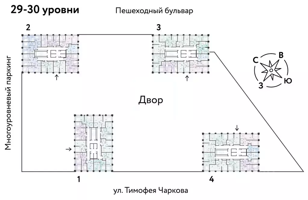3-к кв. Тюменская область, Тюмень ул. Тимофея Чаркова, 93 (60.32 м) - Фото 1