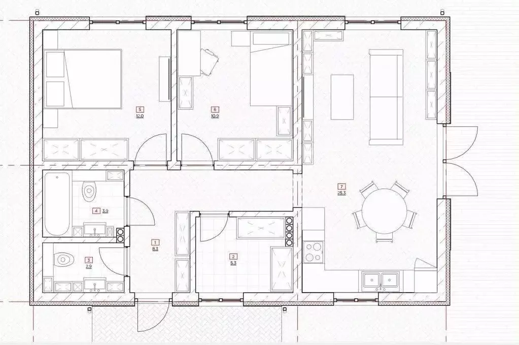 Дом в Калининградская область, Гурьевский муниципальный округ, пос. ... - Фото 2