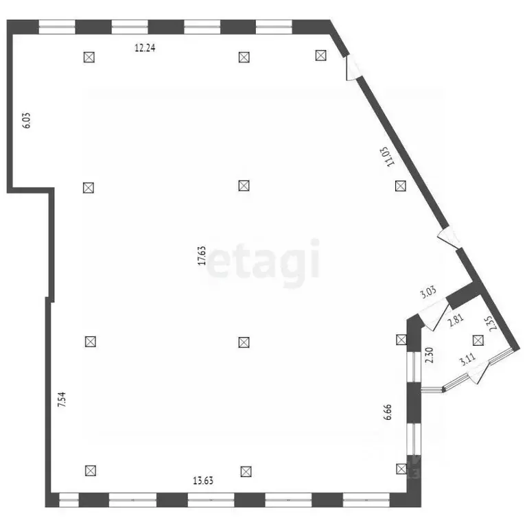 Торговая площадь в Ханты-Мансийский АО, Сургутский район, Белый Яр пгт ... - Фото 2
