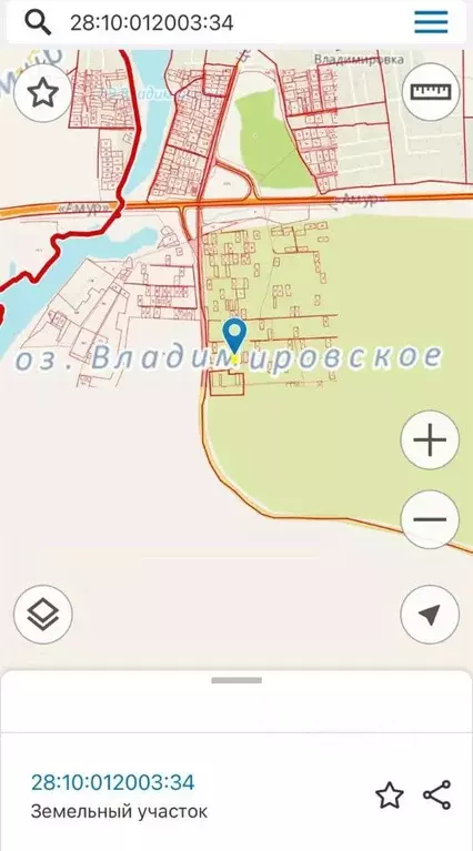 Участок в Амурская область, Благовещенский район, с. Владимировка  ... - Фото 0