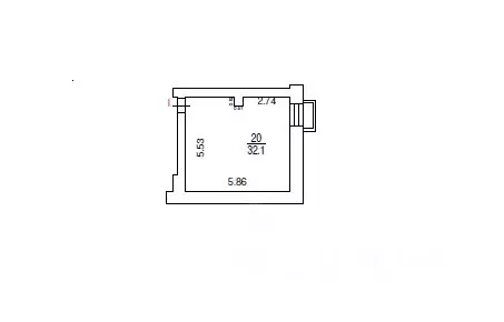 Офис в Москва ул. Маршала Бирюзова, 22К2 (33 м) - Фото 1