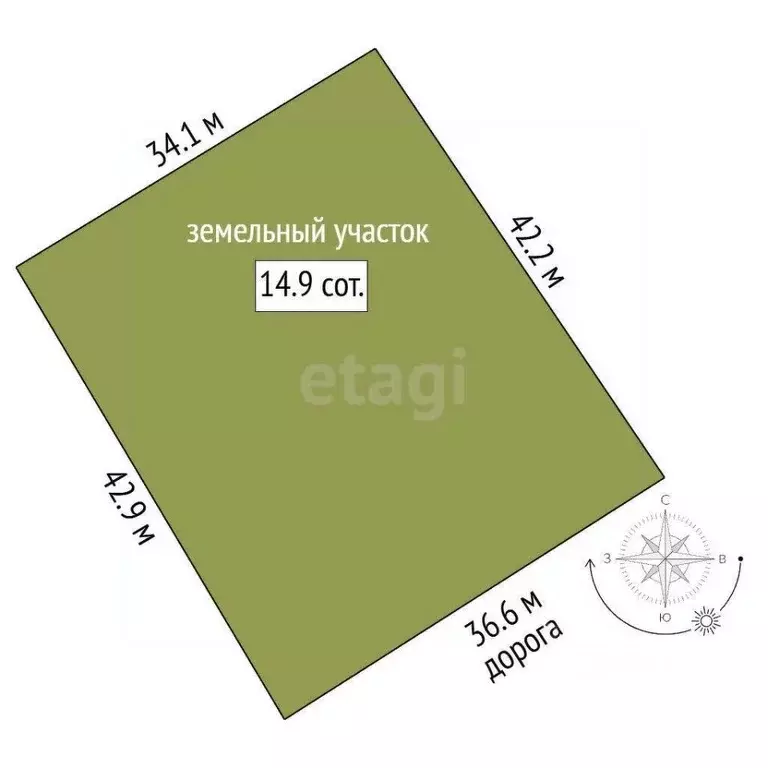 Участок в Крым, Красногвардейский район, с. Пятихатка ул. Молодежная ... - Фото 2