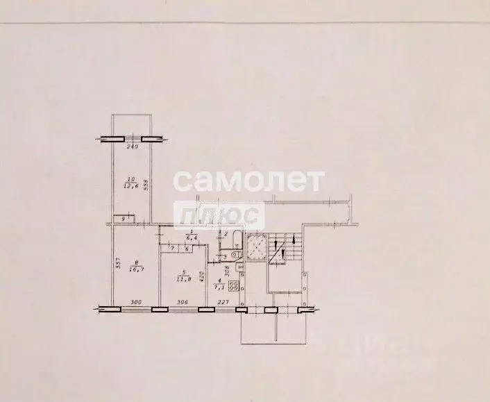 3-к кв. Новосибирская область, Новосибирск ул. Петухова, 74 (60.0 м) - Фото 1