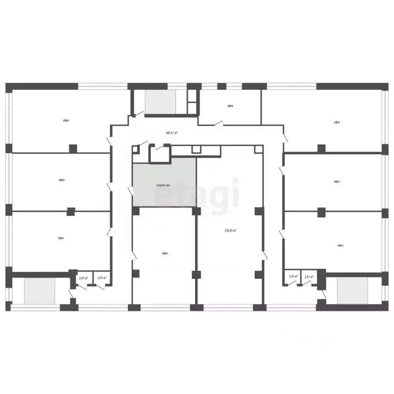 Офис в Воронежская область, Воронеж ул. 20-летия Октября, 59к24 (979 ... - Фото 1