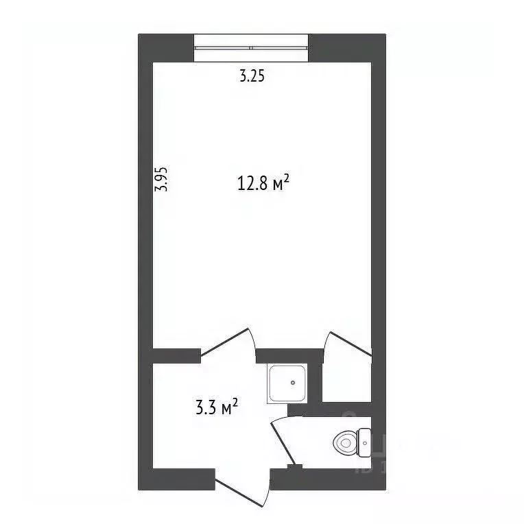 1-к кв. Костромская область, Кострома Профсоюзная ул., 13к1 (18.0 м) - Фото 1