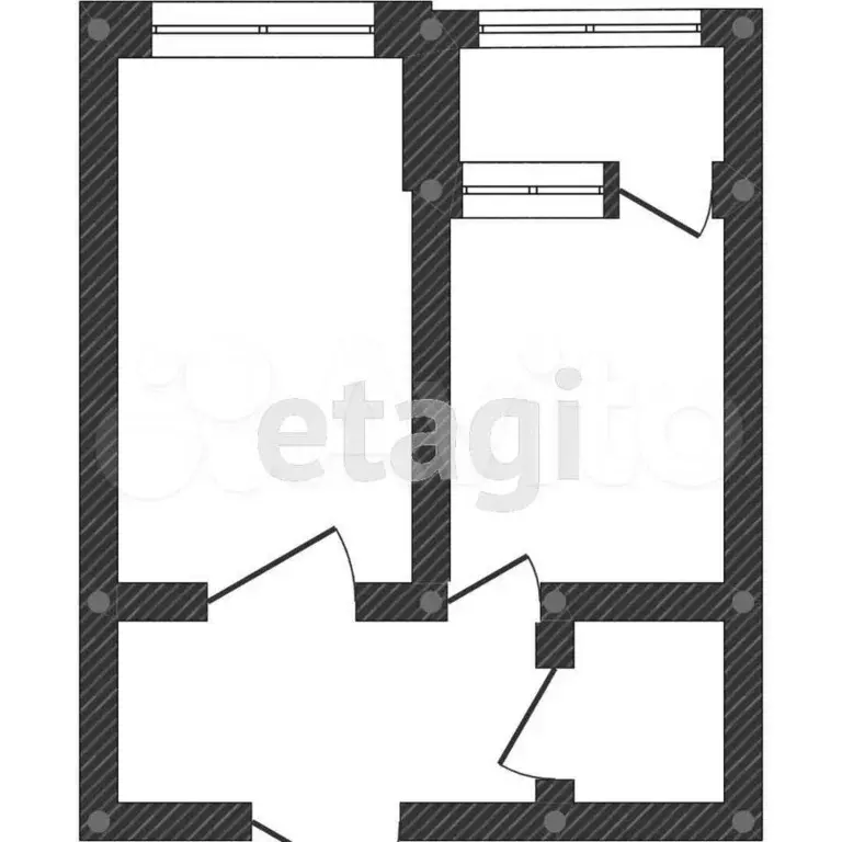 1-к. квартира, 38,8 м, 8/9 эт. - Фото 0