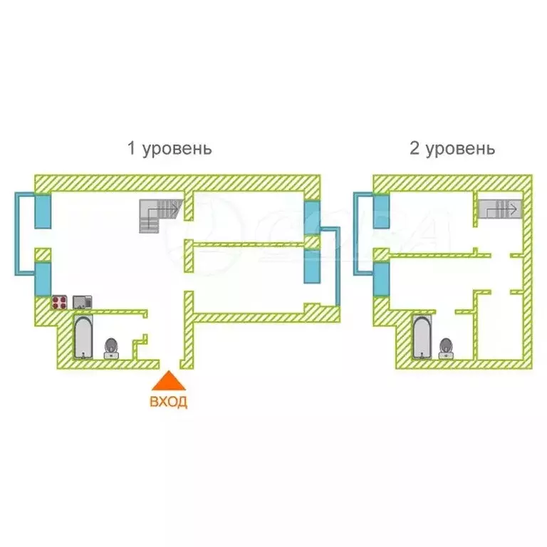 4-комнатная квартира: Тюмень, Рижская улица, 84 (105 м) - Фото 2