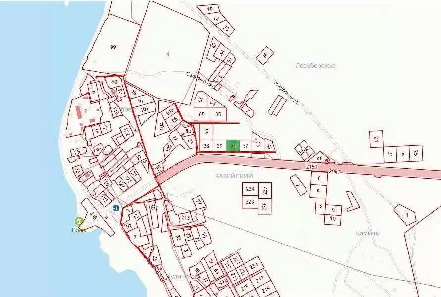 Участок в Амурская область, Благовещенск пос. Зазейский,  (15.0 сот.) - Фото 1