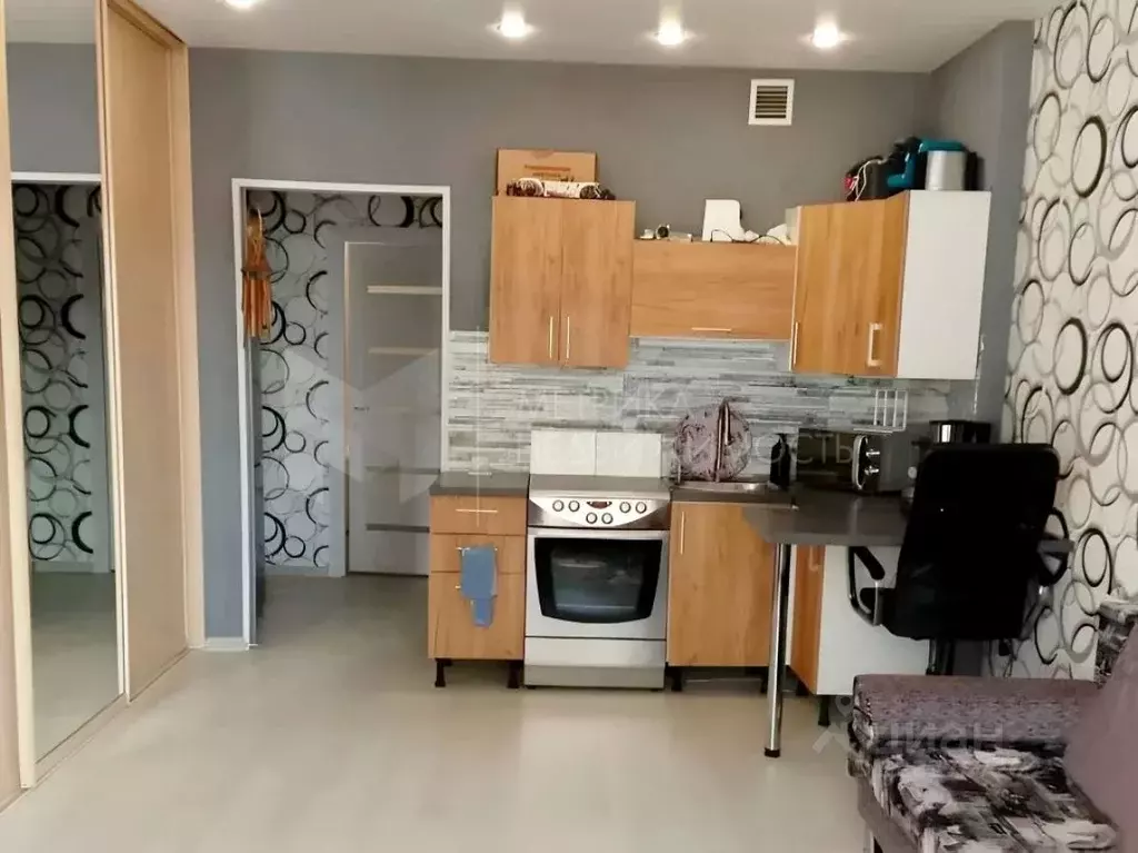 Студия Тюменская область, Тюмень ул. Мельникайте, 2к14 (24.0 м) - Фото 1