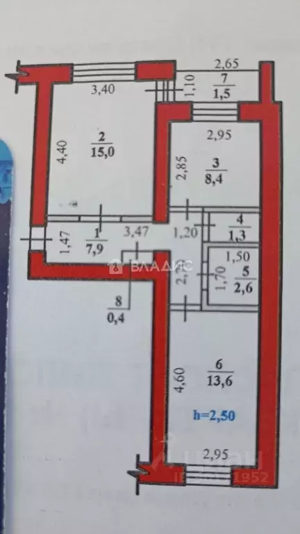 2-к кв. Башкортостан, Стерлитамак Братская ул., 9А (49.2 м) - Фото 2
