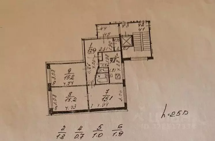 3-к кв. Санкт-Петербург ул. Подвойского, 20к1 (74.6 м) - Фото 1