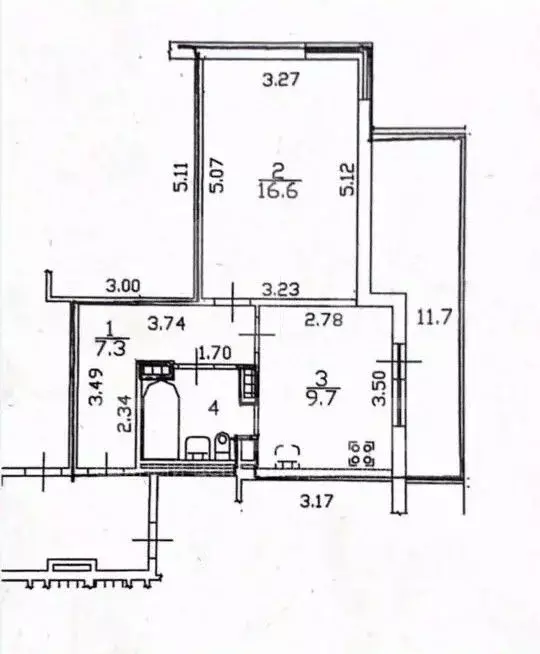 1-к кв. Санкт-Петербург Кондратьевский просп., 64к8 (37.8 м) - Фото 2