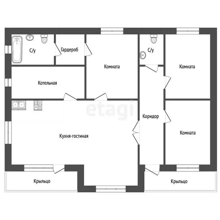 Дом в деревня Чепелёво, территория Антоновка (143.7 м) - Фото 1