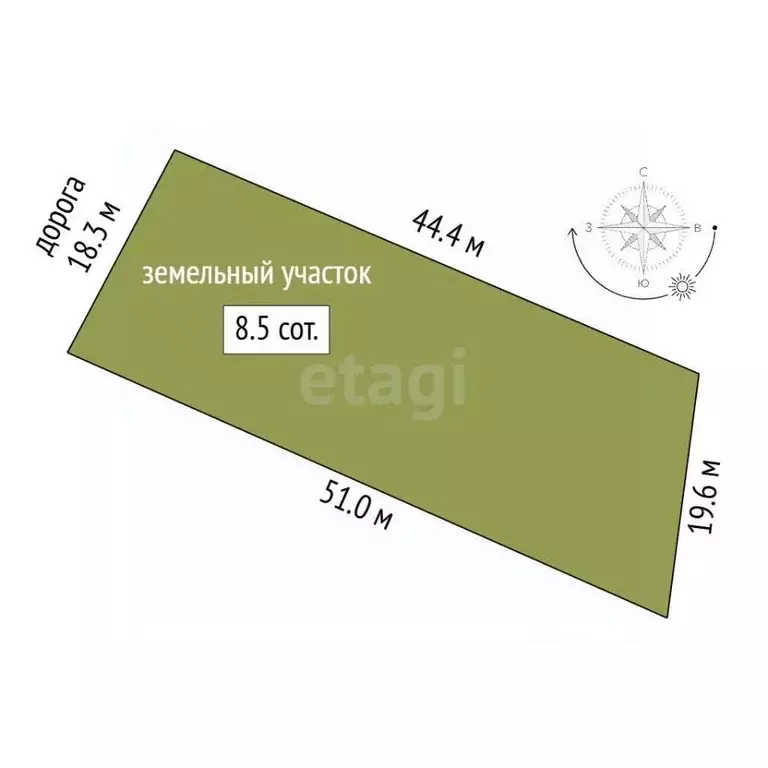 Участок в Башкортостан, Стерлитамакский район, Октябрьский сельсовет, ... - Фото 1