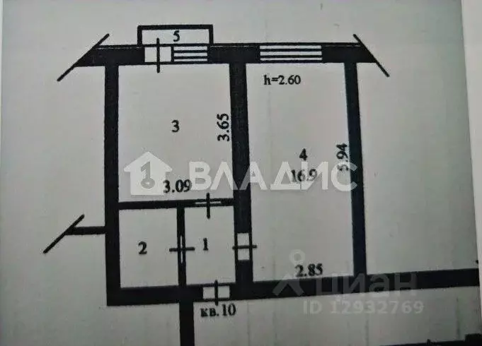 1-к кв. Пензенская область, Пензенский район, Засечный сельсовет, с. ... - Фото 1