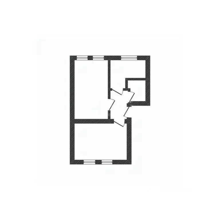 2-к кв. Белгородская область, Валуйки Коммунистическая ул., 120А (50.8 ... - Фото 2