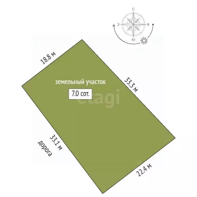 Участок в Ростовская область, Аксайский район, Старочеркасская ст-ца ... - Фото 2